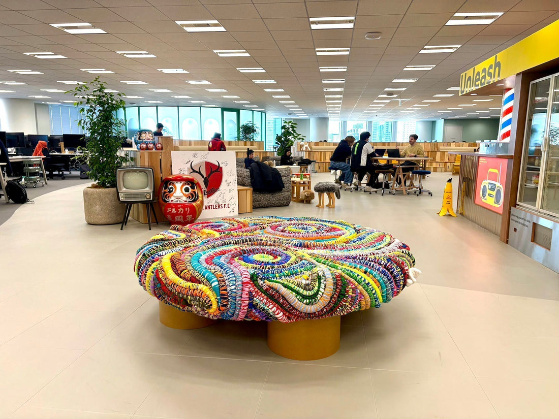【導入事例】株式会社メルカリ｜企業文化を循環させるアップサイクルアートベンチ